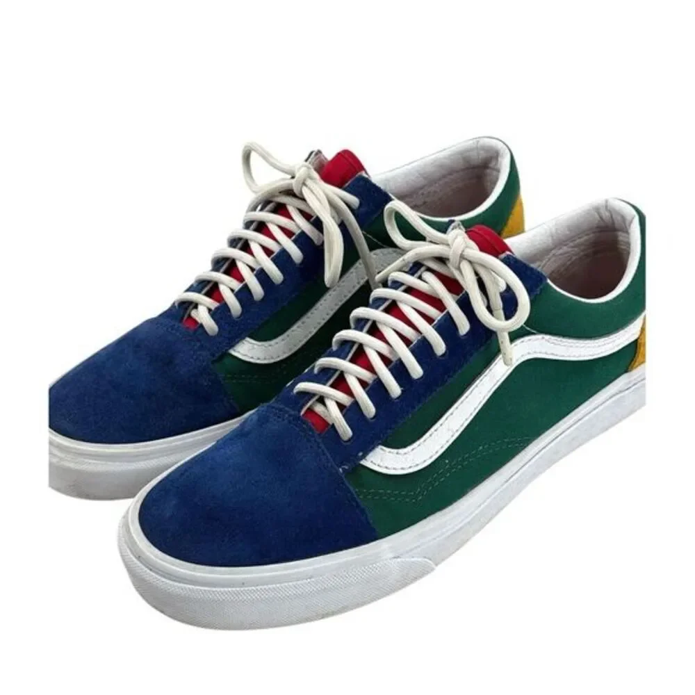Vans Old Skool Yacht Club Skate Suede‎ Shoe UNISEX Color Block Men 8.5 Women 10